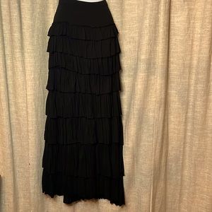 Lovely black tiered skirt